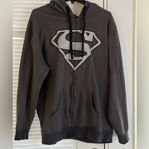DC Comics Superman grey hoodies  size 2XL